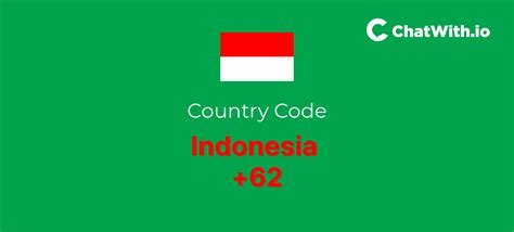 indonesia country code whatsapp